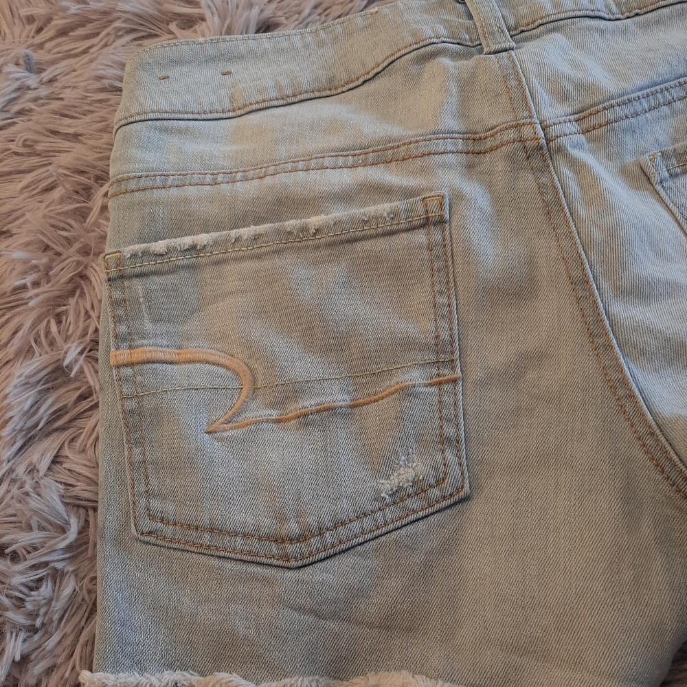 American Eagle Jean Shorts Stretch Size 8 - Picture 12 of 12